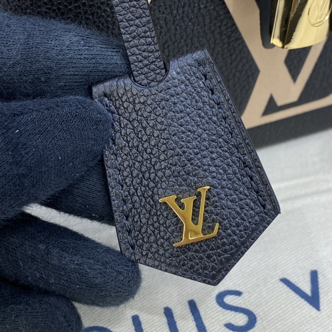 Louis Vuitton VANITY PM Handbag Monogram Empreinte M45780 Black